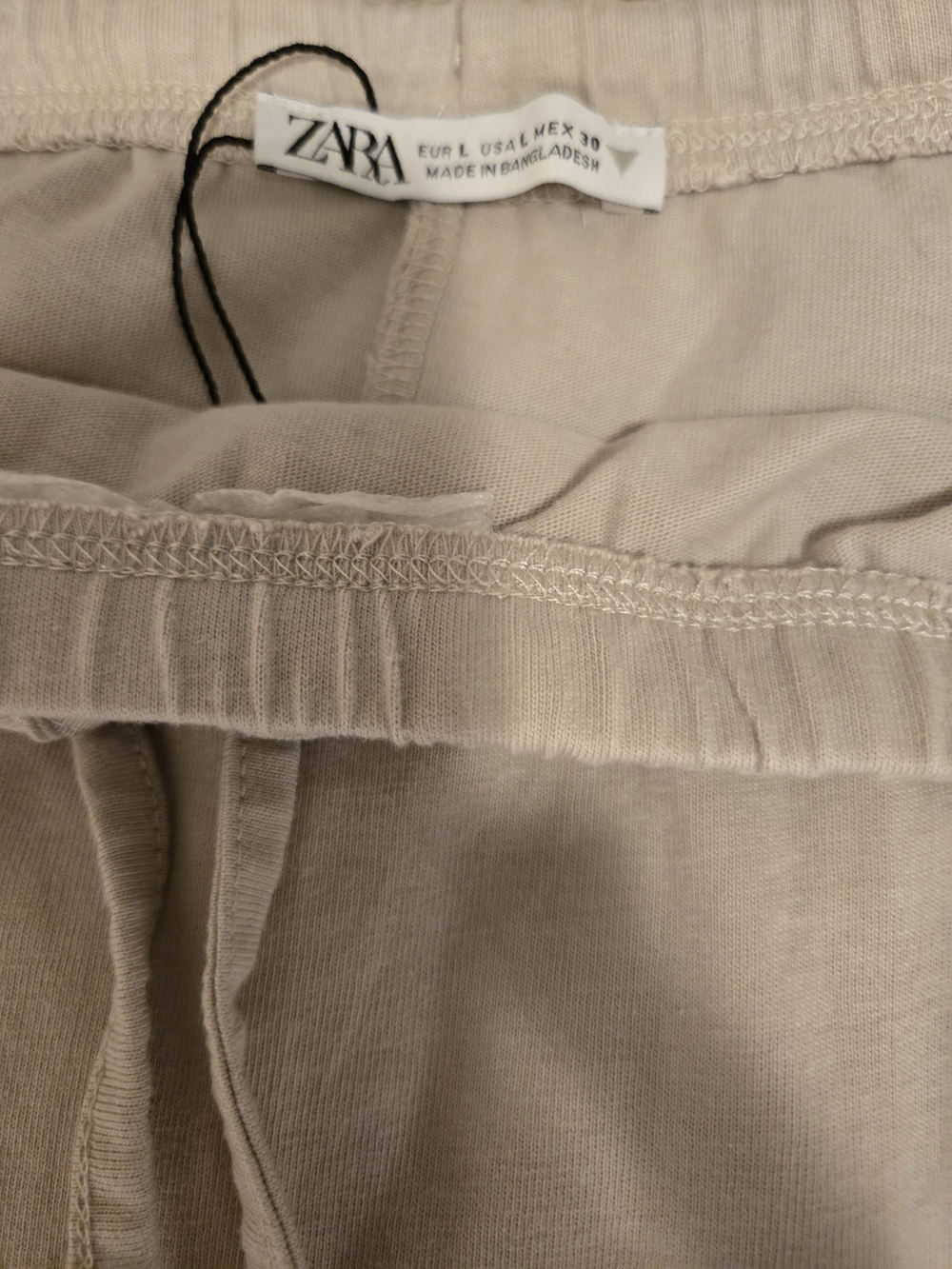 Zara Linen Blend Drawstring Maxi Skirt With Back Slit - Picture 6 of 6